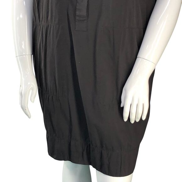 Lafayette 148 New York Womens Size 18 Dress Popover Banded Collar Utility Pocket - Picture 3 of 14